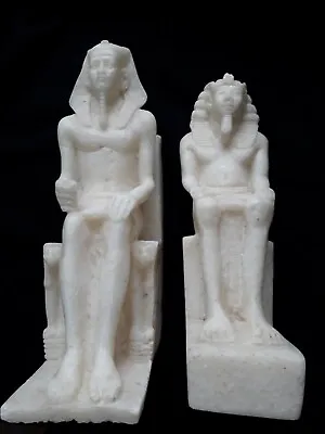 £17.50 • Buy 1 Pair Ivory Colour Ancient Egyptian Bookends / Figures /ornaments, Heavy