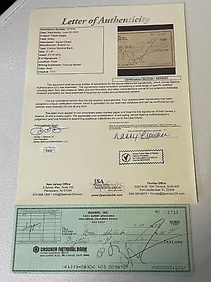 RARE Frank Zappa Signed Check JSA Authenticated LOA Lumpy Gravy Joe's Garage • $800