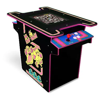 Arcade1UP Ms. PAC-MAN Head-to-Head 12 In 1 Arcade Table Black Series Edition • $549.99