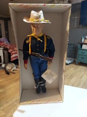 Effanbee John Wayne 17  With Doll Hat & Box Guardian Of The West • $47.50