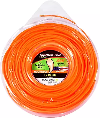 Maxpower 333195 Residential Grade Round .095-Inch Trimmer Line 240-Foot LengthY • $28.71