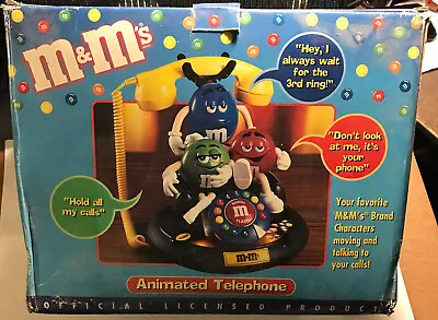 Vintage 1980's M&M's Animated Phone W/ Box • $29.99