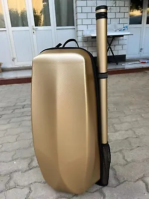 Backpack Carbon Fiber Violin CaseHard Violin Box With Bow Tube  Glod • $129