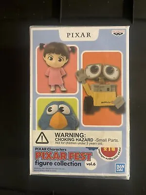 New In Box Pixar Fest Figure Collection Vol. 6 Figure Set Boo Wall-E Blue Bird • $14.95