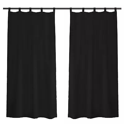 Large Patio Waterproof Blackout Curtains Outdoor Thermal Curtain Drapes Pergola • £19.99