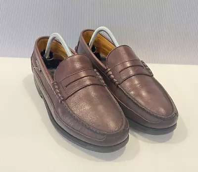 Mephisto Brown Leather Spinnaker Penny Loafers Sz. 8 • $29.99