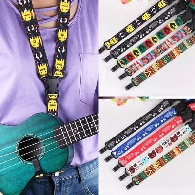 $13.31 • Buy Hook Adjustable Belt Musical Instrument Straps Ukulele Strap Guitar Accessories