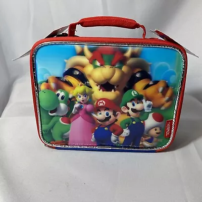 NEW Super Mario Lunch Box - Thermos Insulated Soft Lunch Kit • $17.99