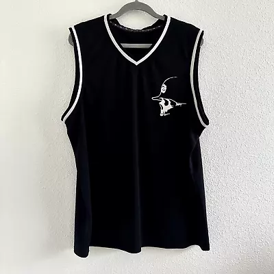 Metal Mulisha Black And White Tank Top Basketball Jersey - Men's Size 2XL • $45