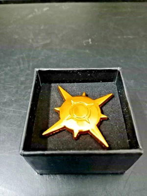 $50 • Buy Official Pokemon SUN Collectors Fan Limited Edition Pin Badge NEVER USED IN BOX!