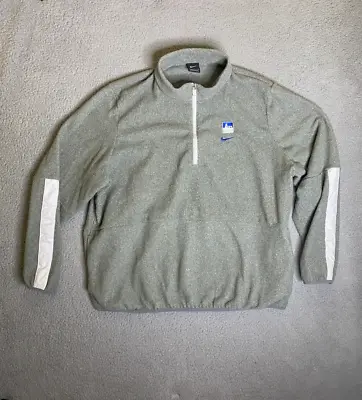 Nike Fleece Pullover Mens 2XL Air Force Academy Gray 1/4 Zip Logo NCAA Sports • $31.10