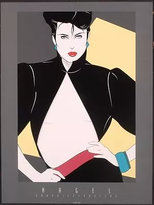 Patrick Nagel OPEN JACKET Rare Art Lithograph Out Of Print New Art Print  • $32.99