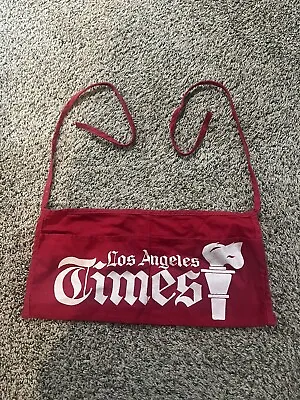 Vintage Los Angeles Times Newspaper Delivery Bag • $180
