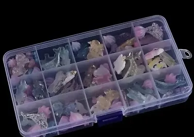 £1.99 • Buy 15 Compartment Plastic Storage Container Box For Jewellery Making Beads, Pins