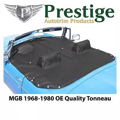 MGB Tonneau Cover Black Factory Quality Vinyl With Headrest Pockets 1968-1980 • $295