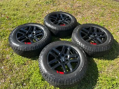 20  CHEVY SILVERADO BLACK OEM 2023 TRAILBOSS Redline Edition WHEELS AND TIRES • $1999