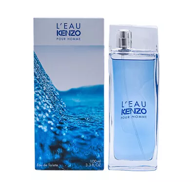 L'eau Kenzo Pour Homme By Kenzo 3.4 Oz EDT Cologne For Men New In Box • $37.99