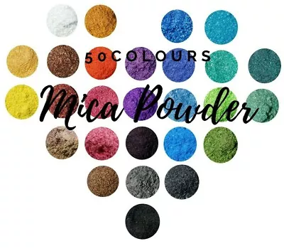 Mica Cosmetic Powder Multi Candle Melts Bath Bombs Soap Resin Dye 10g 25g 50g • £2.86