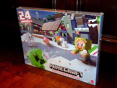 2020 Minecraft Advent Calendar NEW SEALED Mini Figures Mattel Mojang • $99.95