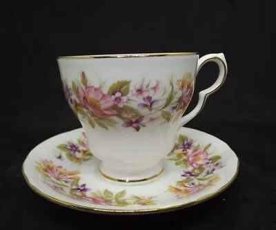 Bone China Cup & Saucer Colclough Wayside • £3.99