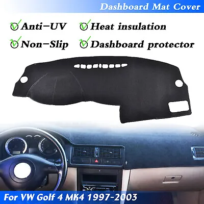 $19.97 • Buy Dashboard Cover Dashmat Dash Mat Pad For Vw Golf 4 MK4 1997-2003 A