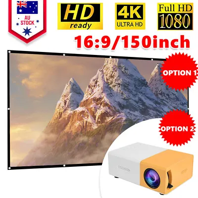 $46.95 • Buy LED Pocket Projector Mini Theater Cinema HDMI Video / Projecto Screen Office AU