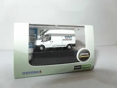 Oxford NFT010 N Gauge 1/148 Scale Ford Transit Eddie Stobart Rail • £5.75