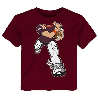 Toddler Virginia Tech VT Hokies Tee Yard Rush Toddler T-Shirt • $14.40