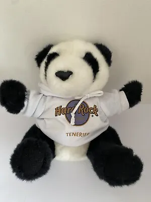 Hard Rock Hotel Tenerife Panda Bear Plush Hoodie Soft  Toy Collectable • £13.50