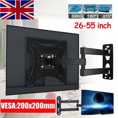 TV Wall Bracket Mount Tilt Swivel For Samsung LG Toshiba 14 24 26 32 40 43 Inch • £9.99