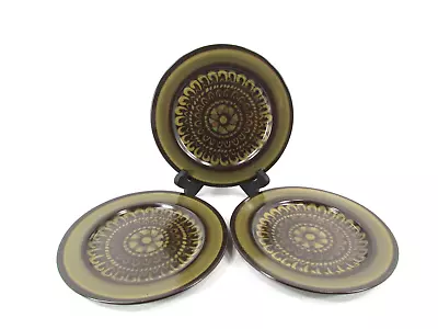 Vintage Set Of 3 Salad Plates Mikasa Majorca Terrazo  Brown Japan 7. 75  • $29.95