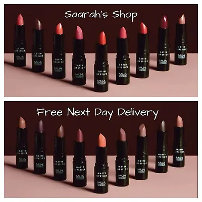 MUA Matte Lipstick / MUA Satin Lipstick All Vegan Cruelty Free Sealed Fast Post • £4.49