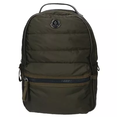 MONCLER PETIT GEORGE ZAINO Nylon Backpack/ Backpack Â· Daypack Khaki • $248