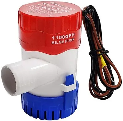 1100GPH 12V Electric Marine Submersible Bilge Sump Water Pump For Boat 3/4  Hose • $10.75