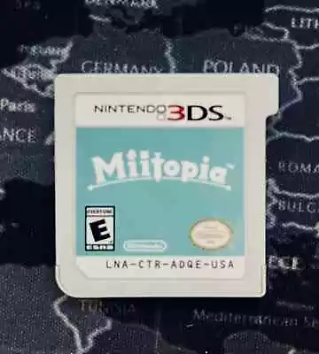 Miitopia Nintendo 3DS 2017 Game Cartridge Only Tested Working • $25
