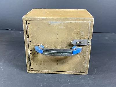 Vintage Art Deco Style Cube Lock Box Safe  • $24.99