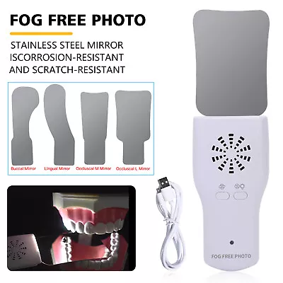 Dental Orthodontic Mirror Automatic Anti-fog Mirrors Oral Photography Reflector • $29.99