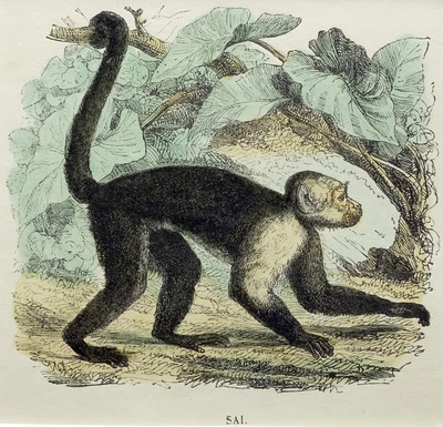£24.53 • Buy (P1) 1863 Original Antique Engraving Hand Colored MAMMALS  (05156)