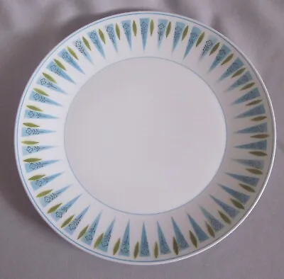 Dinner Plate Vintage Mikasa Blue Point Pattern Cera Stone MCM Vibe 10 3/8   • $13.50