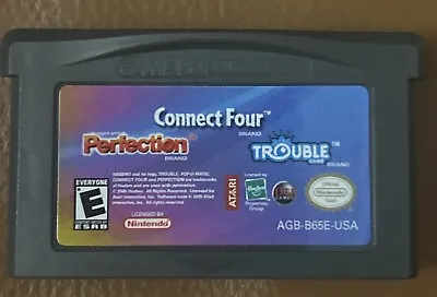 Connect Four Perfection Trouble (GBA Game Boy Advance) EUC & Authentic Cartridge • $6.90
