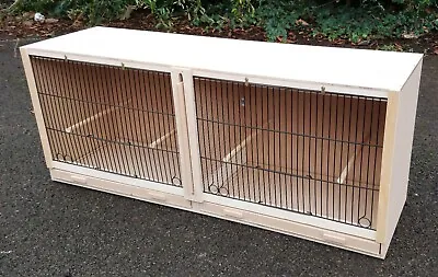 £57 • Buy Double Canary Breeding Cage  38  X 15 X 12  With BLACK FRONTS