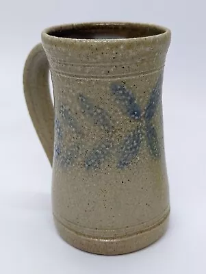 Studio Art Pottery Coffee Mug 12oz  Textured HF&V Makers Mark & Artist Signed 5  • $29.99