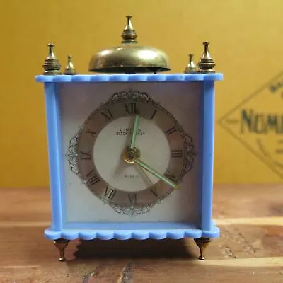 Vintage Souvenir Mid Century Linden Black Forest Mini-Alarm Clock Germany PA • $35