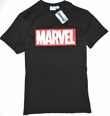 Marvel T Shirt Mens PRIMARK Black 100% Cotton Avengers Endgame UK Sizes M - XXXL • £19.95