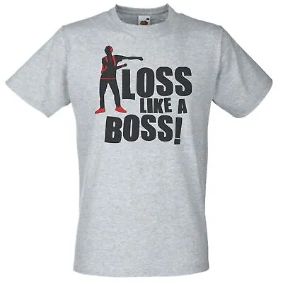 Unisex Grey Floss Like A Boss Backpack Kid Hip Hop Dance Craze T-Shirt • £11.01