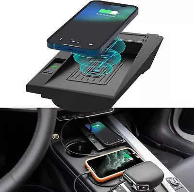 Wireless Charger Cell Phone Qi Charging Station Pad For Audi A4 A5 S4 S5 2018-23 • $49.49