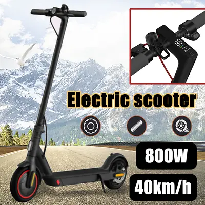 $449.99 • Buy New 2023 Portable 800W 40KM/H 60KM Electric Scooter Adult Foldable Travel E Bike