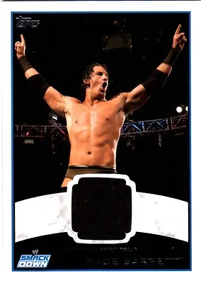 WWE Wade Barrett 2012 Topps Authentic Event Worn Shirt Relic Card Black • $11.99