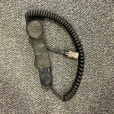 Military H-250/u Handset Handheld Microphone For Radios Datron Communications • $44.95