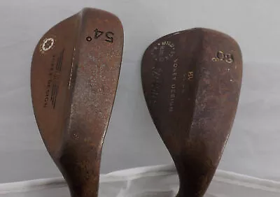 2 Titleist Wedges Vokey Design Oil Can Wedge 60 & 54 Degree Right Hand Golf Club • $55